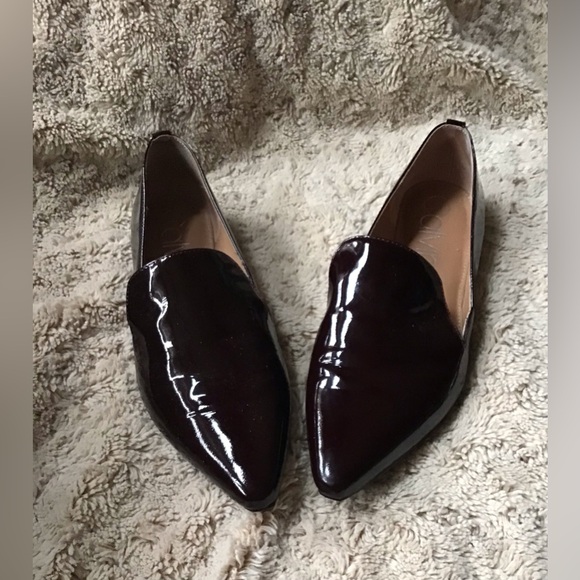Calvin Klein Women’s Patent Leather Loafers - Picture 1 of 3